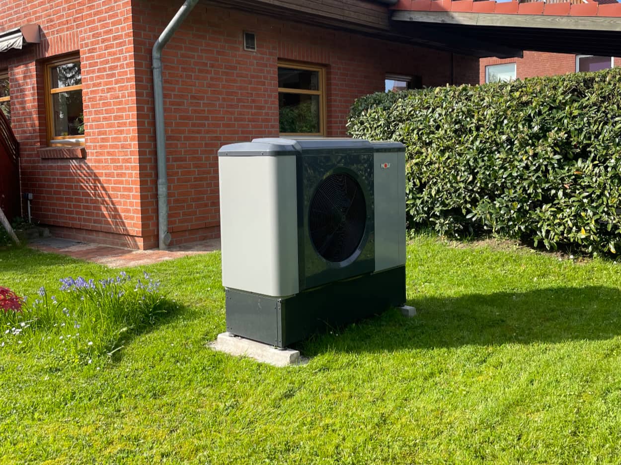 Foto einer Wärmepumpe